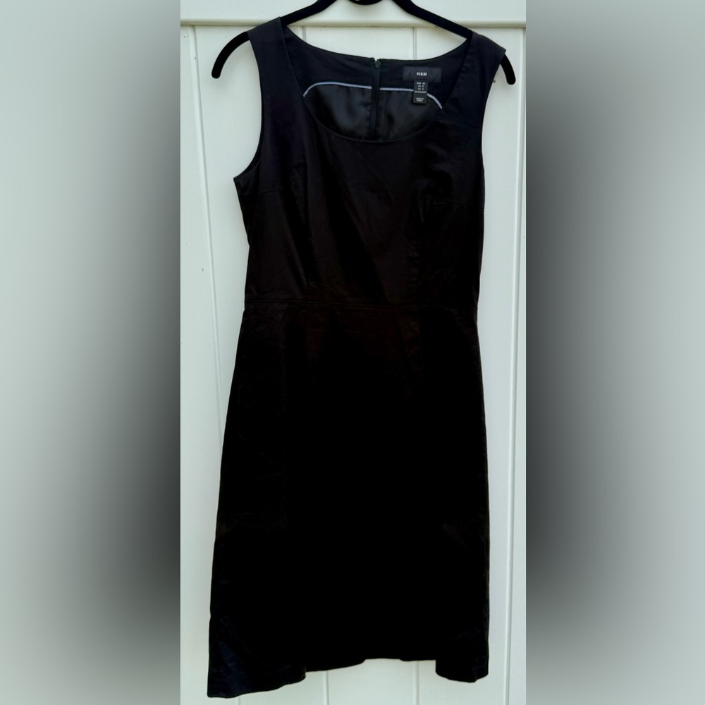 H&M Black Sleeveless Fully Lined Dress.  Size 8.  NWOT.
